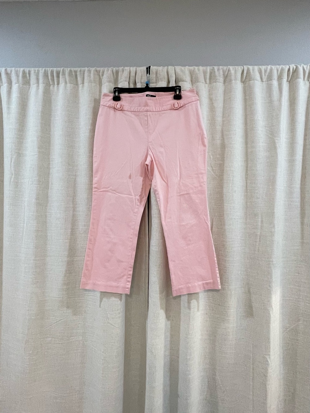 INC International Concepts Stretch Pink Capri Pants Size 12